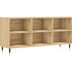 vidaXL tv-bord 103,5x30x50 cm konstrueret træ sonoma-eg