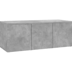 vidaXL tv-bord 80x34x30 cm konstrueret træ betongrå