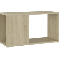vidaXL tv-bord 60x24x32 cm konstrueret træ sonoma-eg