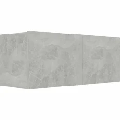 vidaXL tv-bord 80x30x30 cm konstrueret træ betongrå