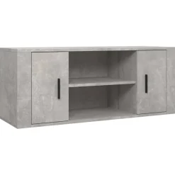 vidaXL tv-bord 100x35x40 cm konstrueret træ betongrå