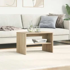 vidaXL tv-bord 60x40x40 cm konstrueret træ sonoma-eg