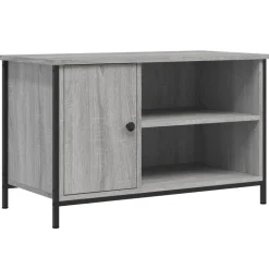vidaXL tv-bord 80x40x50 cm konstrueret træ grå sonoma-eg