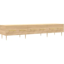vidaXL tv-bord 150x36x30 cm konstrueret træ sonoma-eg