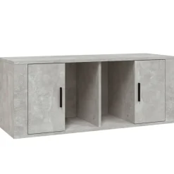 vidaXL tv-bord 100x35x40 cm konstrueret træ betongrå