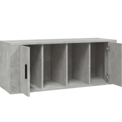 vidaXL tv-bord 100x35x40 cm konstrueret træ betongrå