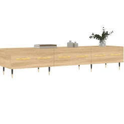 vidaXL tv-bord 150x36x30 cm konstrueret træ sonoma-eg