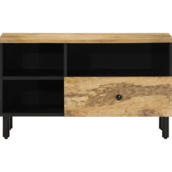vidaXL tv-bord 80x33x46 cm massivt mangotræ