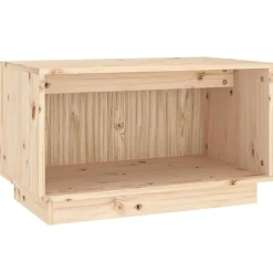 vidaXL tv-bord 60x35x35 cm massivt fyrretræ