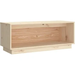 vidaXL tv-bord 90x35x35 cm massivt fyrretræ