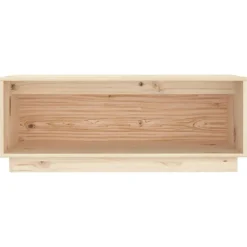 vidaXL tv-bord 90x35x35 cm massivt fyrretræ