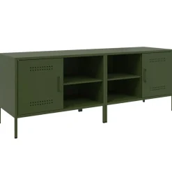 vidaXL tv-borde 2 stk. 68x39x50,5 cm stål olivengrøn