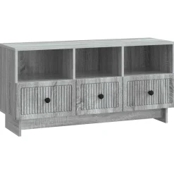 vidaXL TV-skab Grå sonoma-eg 102 x 34,5 x 50 cm Konstrueret træ