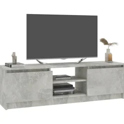vidaXL tv-skab 120x30x35,5 cm konstrueret træ betongrå