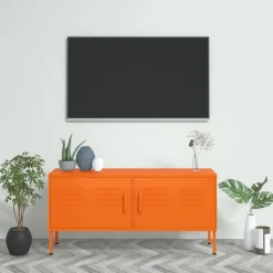 vidaXL tv-skab 105x35x50 cm stål Orange