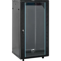 vidaXL 22U netværksskab med drejefødder 19" IP20 60x60x120 cm