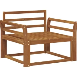 vidaXL Udendørs Mellem Sofa Massivt Akacietræ Naturfarvet