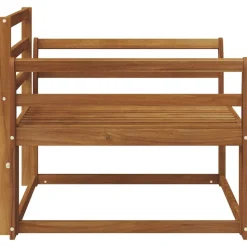 vidaXL Udendørs Mellem Sofa Massivt Akacietræ Naturfarvet