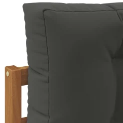 vidaXL Udendørs Mellem Sofa Massivt Akacietræ Naturfarvet