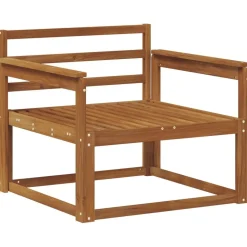 vidaXL Udendørs Mellem Sofa Massivt Akacietræ Naturfarvet