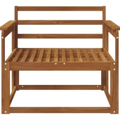 vidaXL Udendørs Mellem Sofa Massivt Akacietræ Naturfarvet