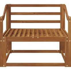 vidaXL Udendørs Mellem Sofa Massivt Akacietræ Naturfarvet