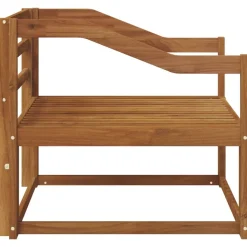 vidaXL Udendørs Mellem Sofa Massivt Akacietræ Naturfarvet