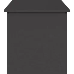 vidaXL Udendørs Opbevaringskasse Sort 100 x 50,5 x 50 cm Stål