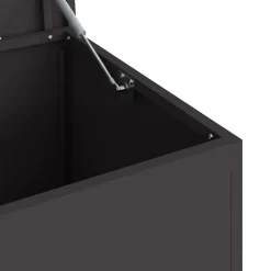 vidaXL Udendørs Opbevaringskasse Sort 100 x 50,5 x 50 cm Stål