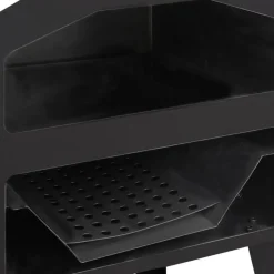 vidaXL udendørs pizzaovn med 2 ildfaste sten kulfyret