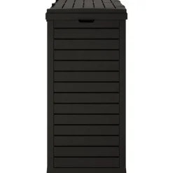 vidaXL udendørs skraldespand 78x41x86 cm polypropylen sort