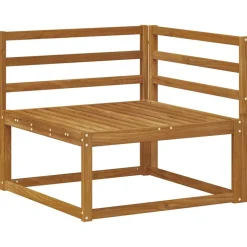 vidaXL Udendørs sofagruppe 6 pcs Naturfarvet Massivt Akacietræ