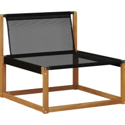 vidaXL Udendørs sofagruppe med pude 9 pcs Naturlig og Lys Grå