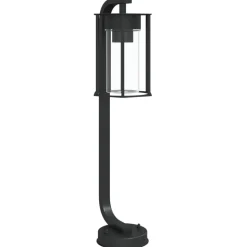 vidaXL udendørs standerlampe 60 cm rustfrit stål sort