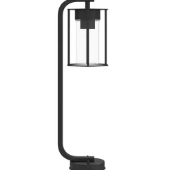 vidaXL udendørs standerlampe 60 cm rustfrit stål sort