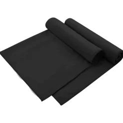 vidaXL Udendørs stol håndklæder 2 pcs Sort 130 x 60 cm