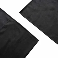 vidaXL Udendørs stol håndklæder 2 pcs Sort 130 x 60 cm