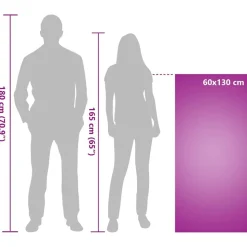 vidaXL Udendørs stol håndklæder 2 pcs Sort 130 x 60 cm