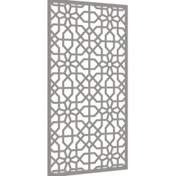 vidaXL udendørs vægdekoration 105x55 cm maurisk design cortenstål