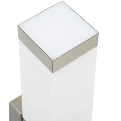 vidaXL Udendørs væglampe Sølv 10.5 x 6 x 33 cm