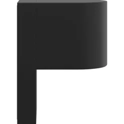 vidaXL Udendørs væglampe Sort 12 x 7 x 15 cm Rustfrit stål