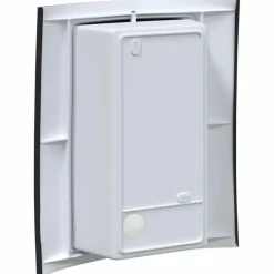 vidaXL Udendørs væglampe Sort 23,5 x 9 x 26 cm