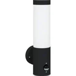 vidaXL Udendørs væglampe Sort 12 x 8,5 x 29 cm