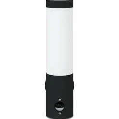 vidaXL Udendørs væglampe Sort 12 x 8,5 x 29 cm
