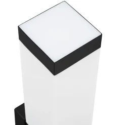 vidaXL Udendørs væglampe Sort 10.5 x 6 x 33 cm
