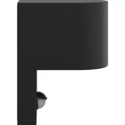 vidaXL Udendørs væglampe Sort 12 x 7 x 15 cm Rustfrit stål