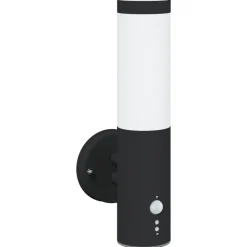 vidaXL Udendørs væglampe Sort 15 x 7,5 x 33 cm