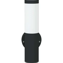 vidaXL Udendørs væglampe Sort 15 x 7,5 x 33 cm