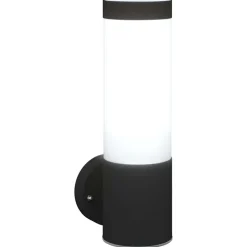 vidaXL Udendørs væglampe Sort 12 x 8,5 x 27 cm