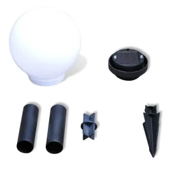 vidaXL udendørslamper 4 stk. LED 15 cm med jordspyd
